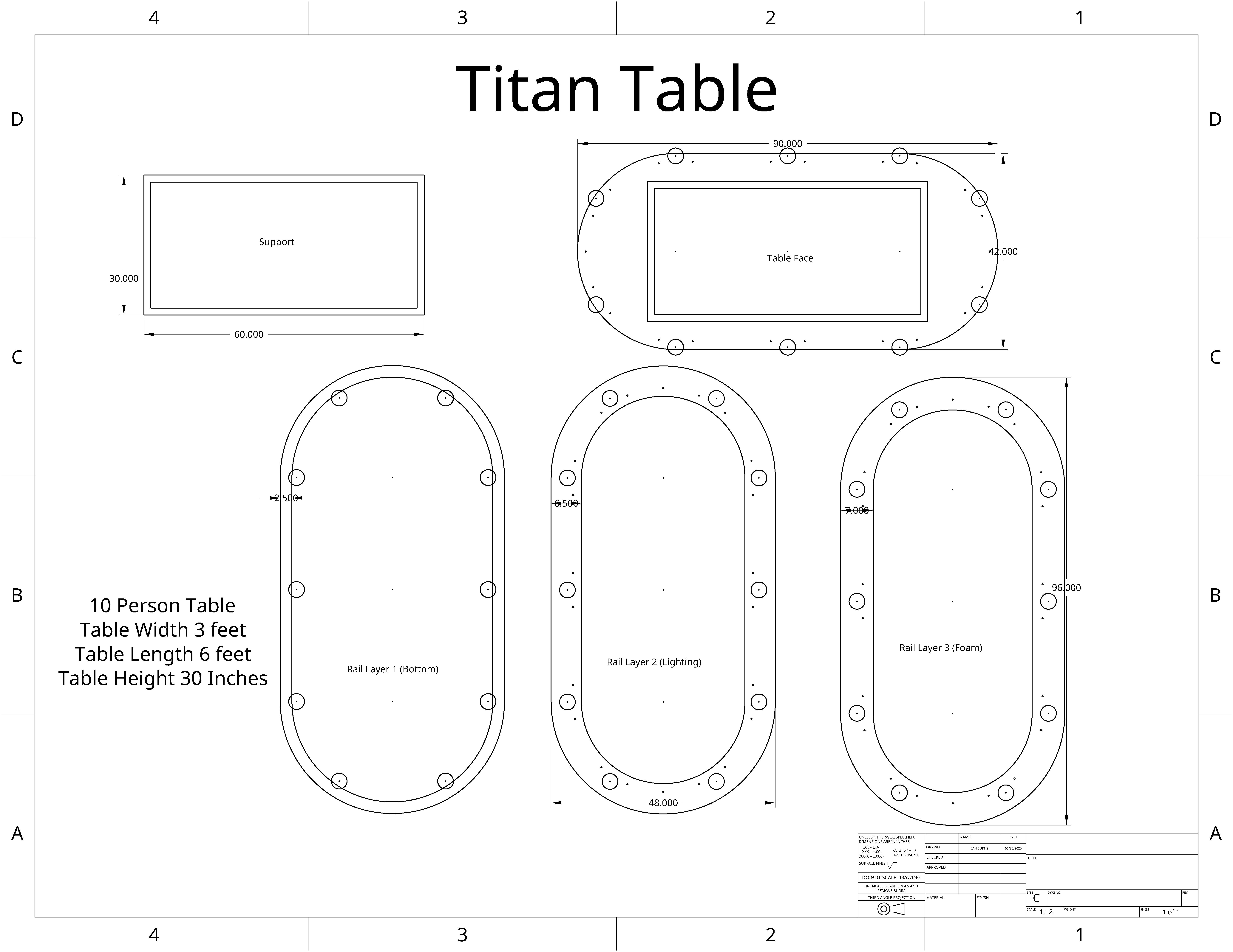 Titan Table 8'x 4'