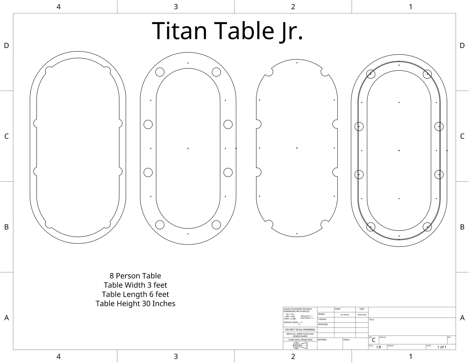 Table Size